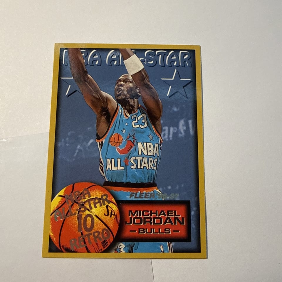 1996 Fleer Michael Jordan #282 card