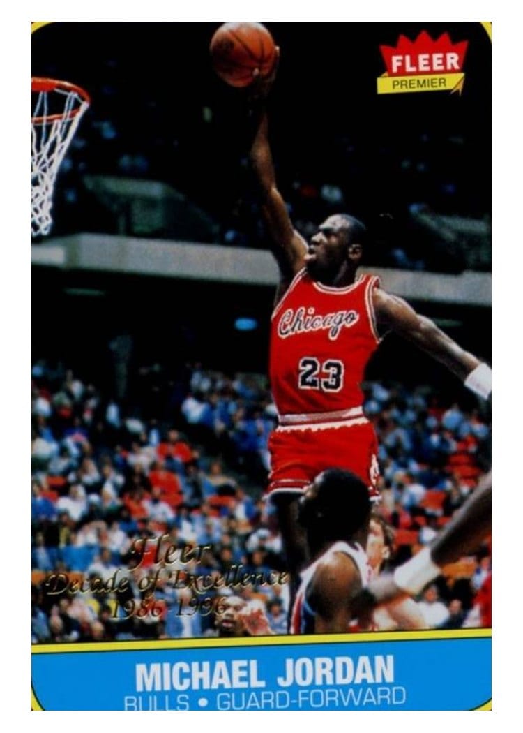 1996 Fleer Decade of Excellence Michael Jordan #4