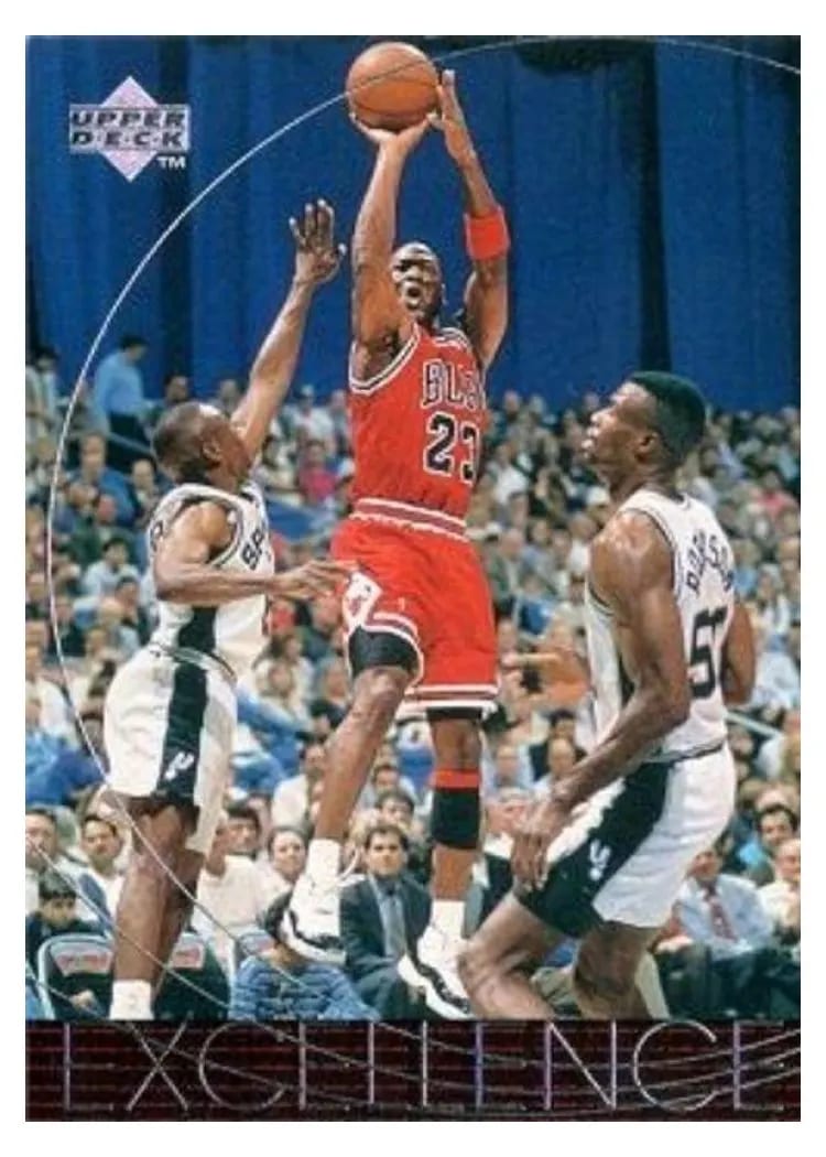 1996 Upper Deck Michael Jordan #165 card