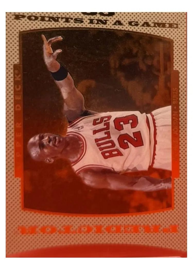 1996 Upper Deck Predictor Scoring 2 Michael Jordan #P2 card