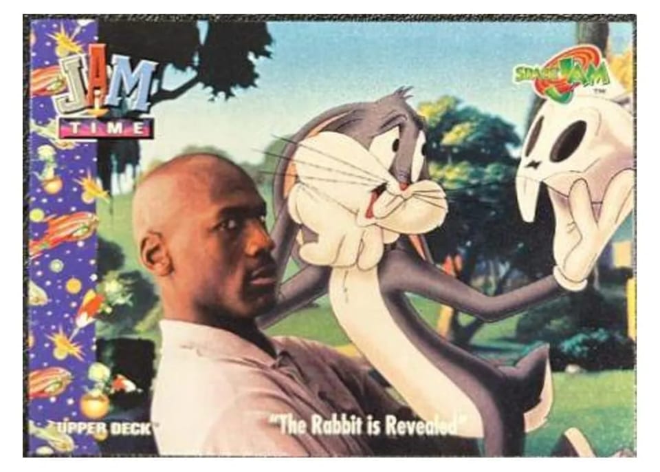 1996 Upper Deck Space Jam Michael Jordan #34 card