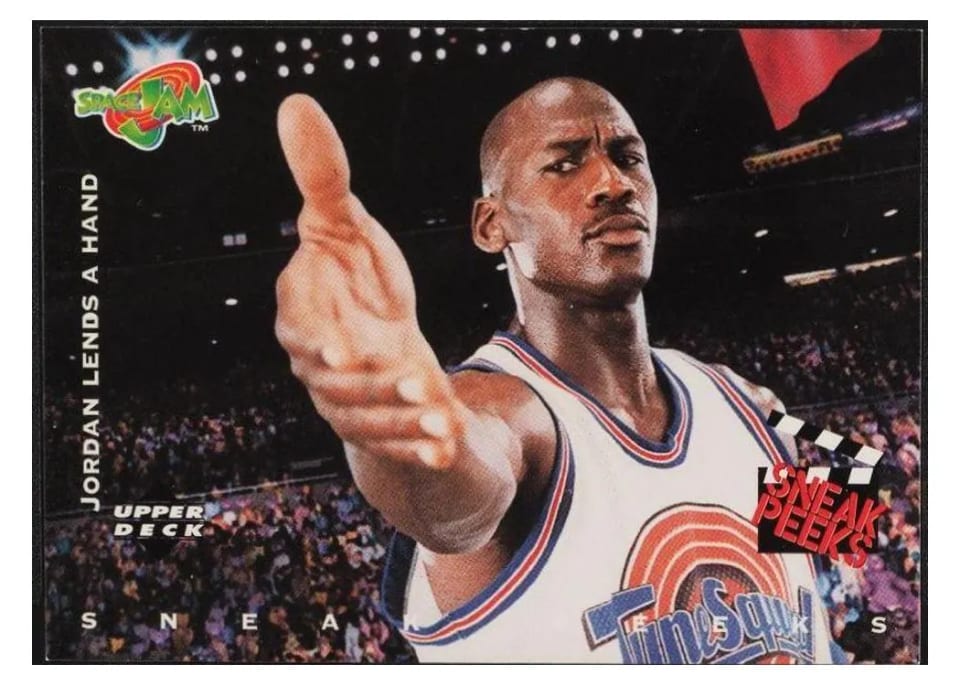 1996 Upper Deck Space Jam Michael Jordan #60 card