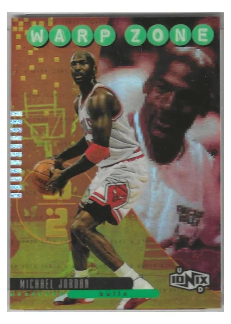 1998 Upper Deck Ionix Warp Zone Michael Jordan #Z1 card