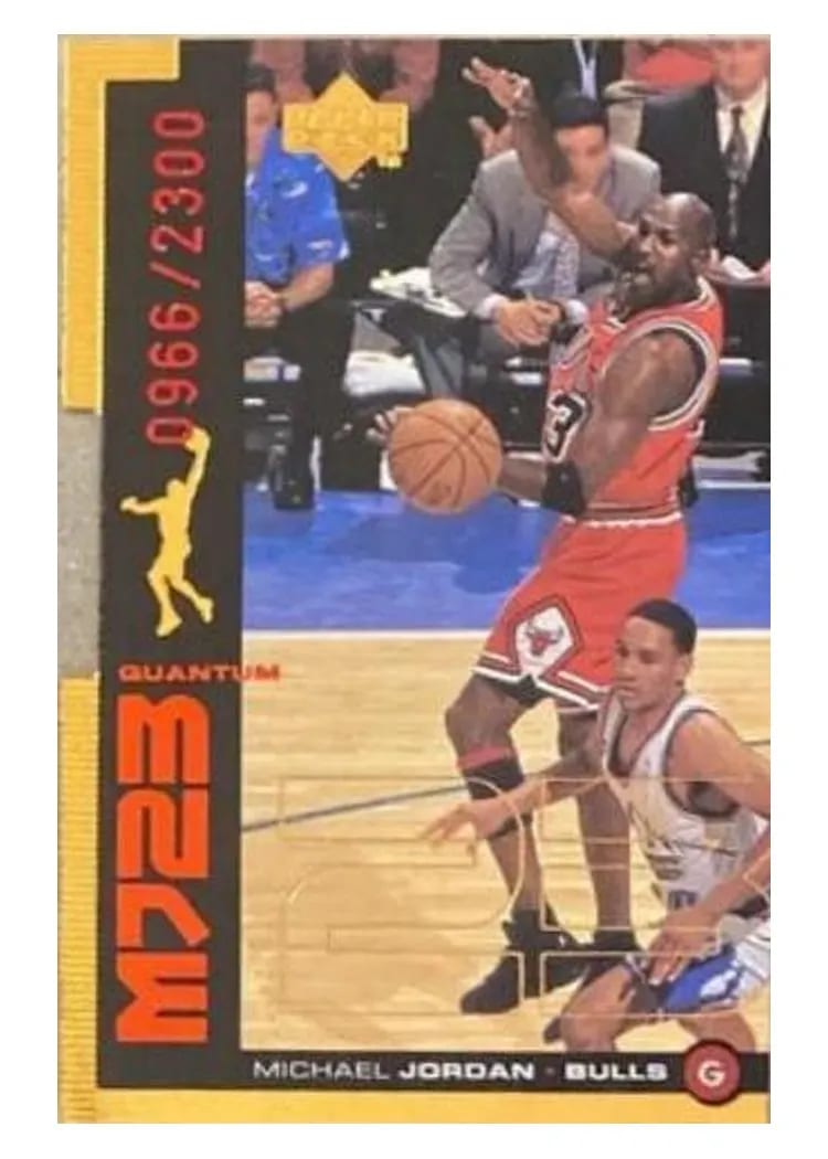 Michael Jordan 1998 Upper Deck MJ23 Quantum card