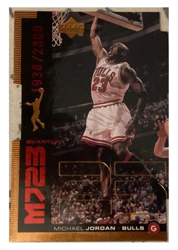 Michael Jordan 1998 Upper Deck MJ23 Quantum card