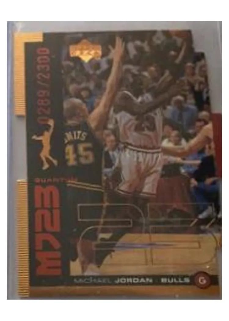 Michael Jordan 1998 Upper Deck MJ23 Quantum card