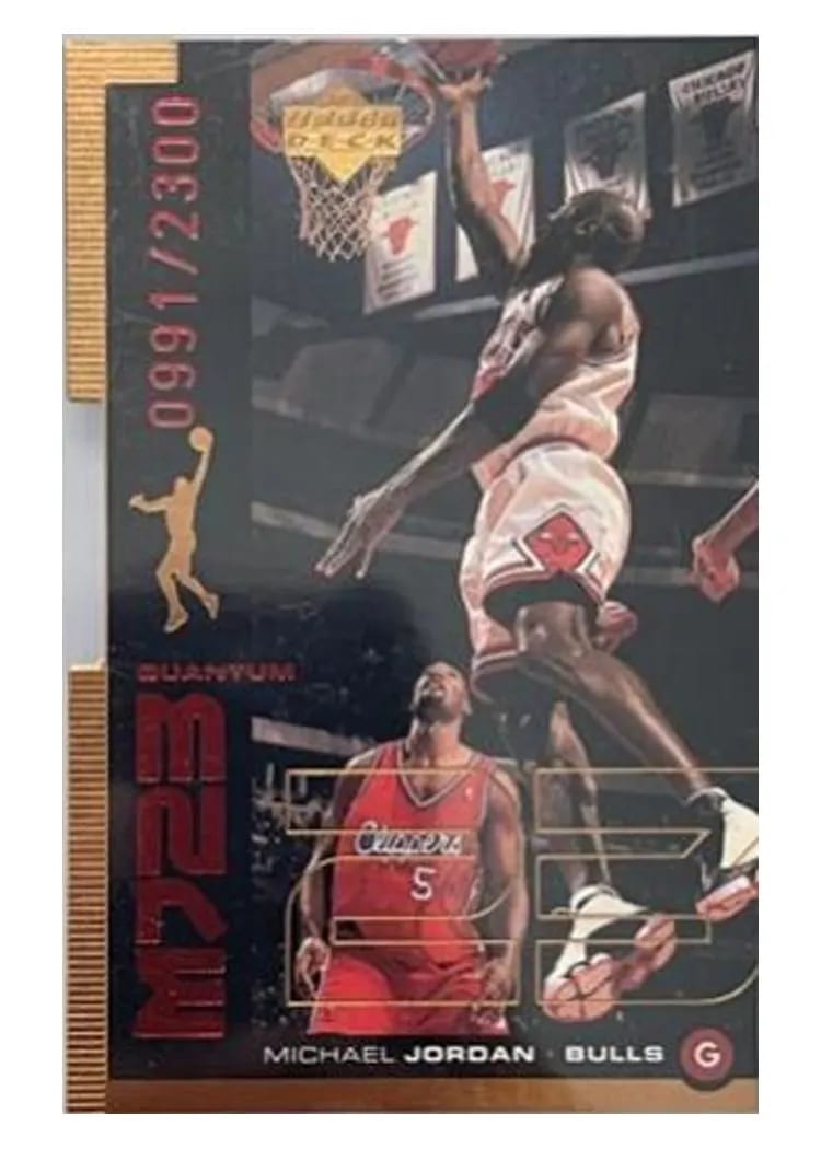 Michael Jordan 1998 Upper Deck MJ23 Quantum card