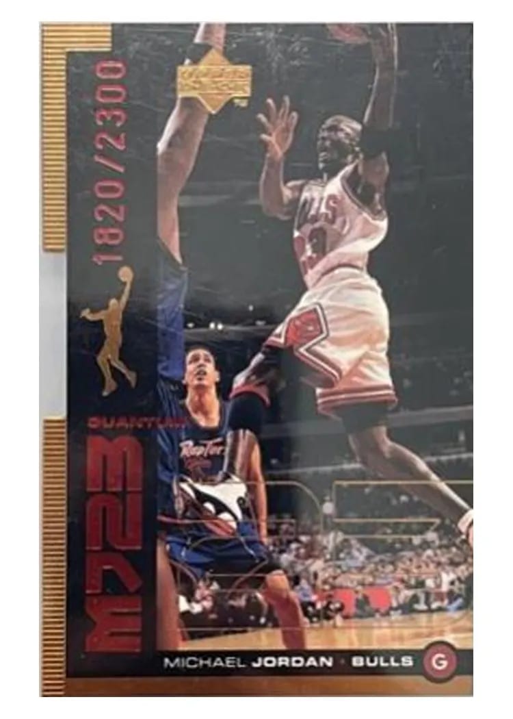 Michael Jordan 1998 Upper Deck MJ23 Quantum card