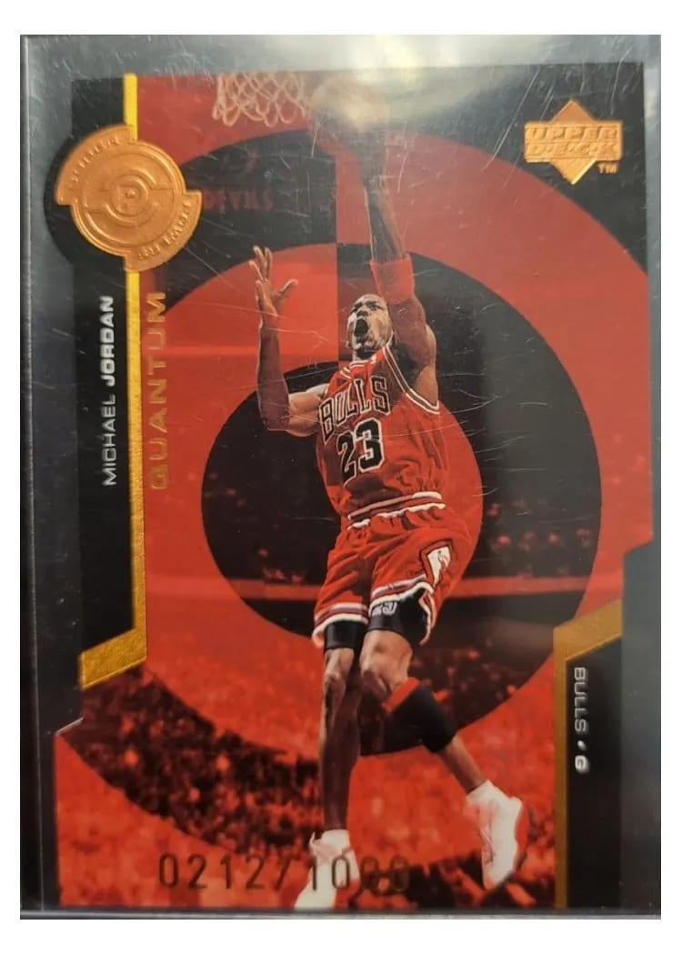 1998 Upper Deck Super Powers Michael Jordan Quantum Bronze #S30 card