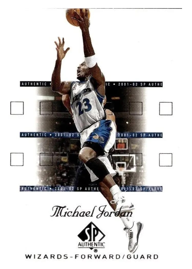 2001 SP Authentic Michael Jordan #90