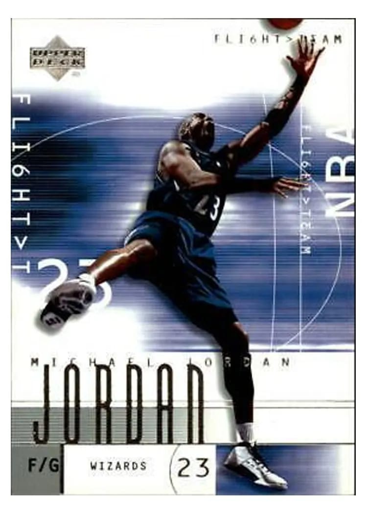 2001 Upper Deck Flight Team Michael Jordan #1 card