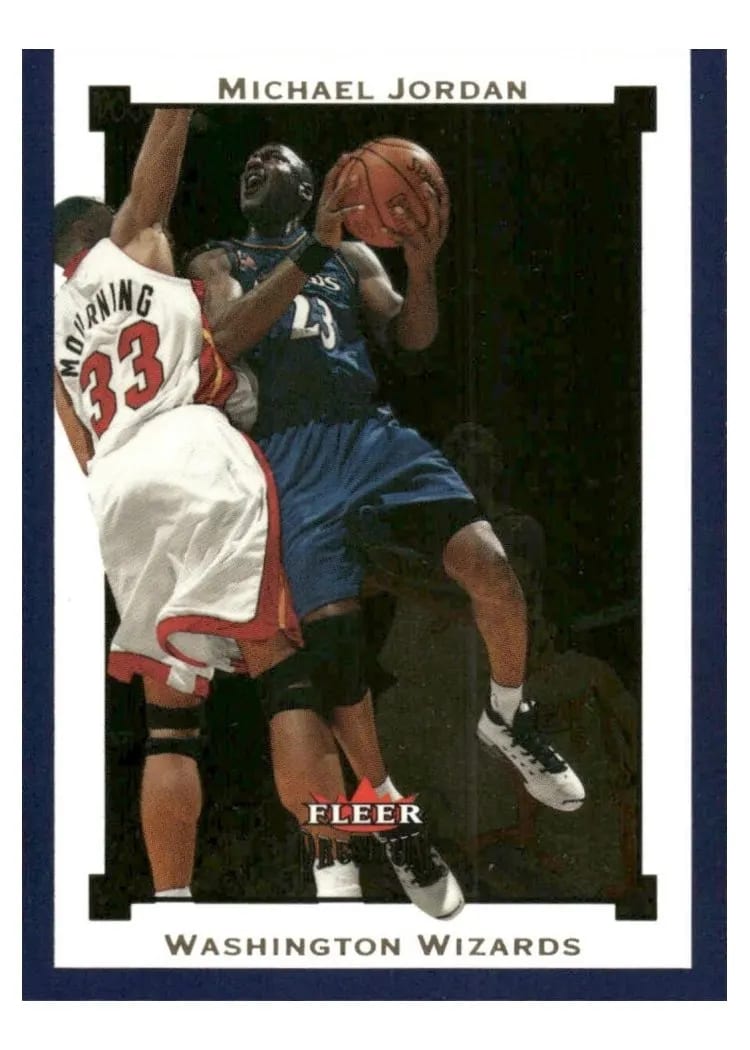 2002 Fleer Premium Michael Jordan #82 card