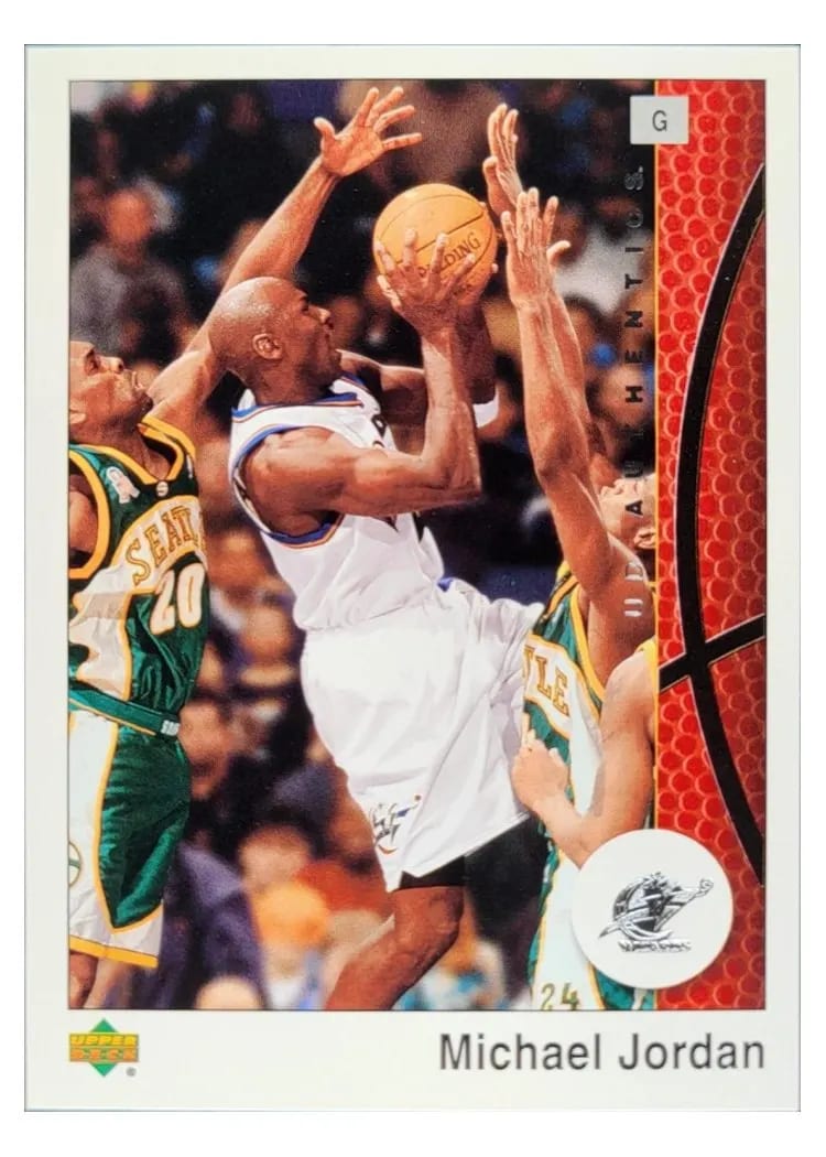 2002 Upper Deck Authentics Michael Jordan #88 card
