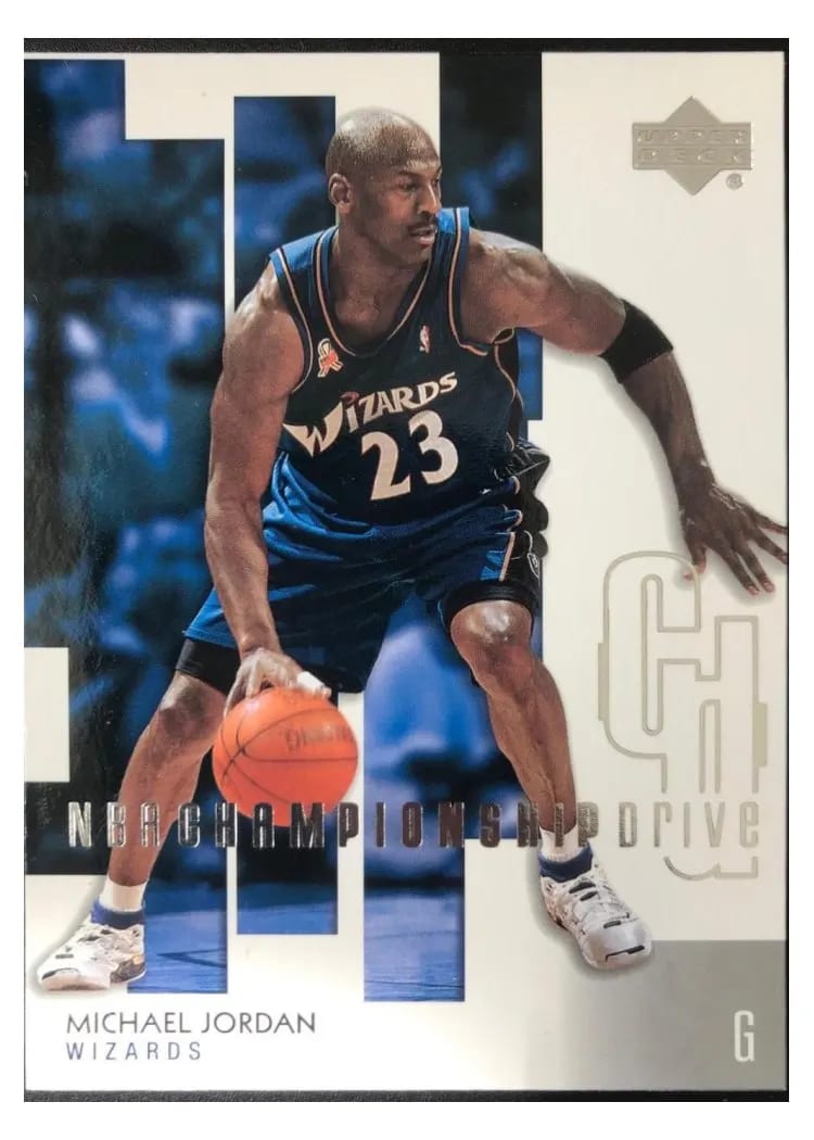 2002 Upper Deck Championship Drive Michael Jordan #100 card