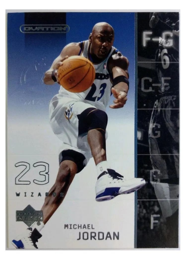 2002 Upper Deck Ovation Michael Jordan #87 card