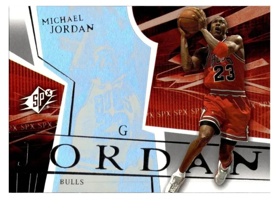 2003 Spx Michael Jordan #9 card