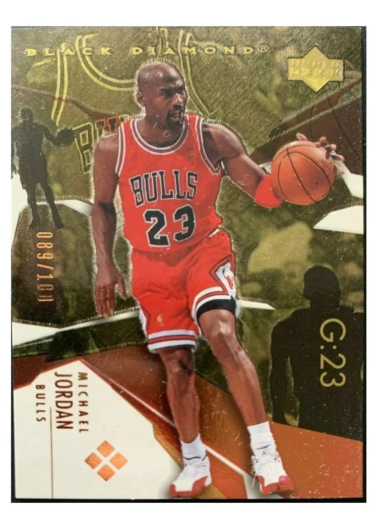 2003 Upper Deck Black Diamond Michael Jordan card