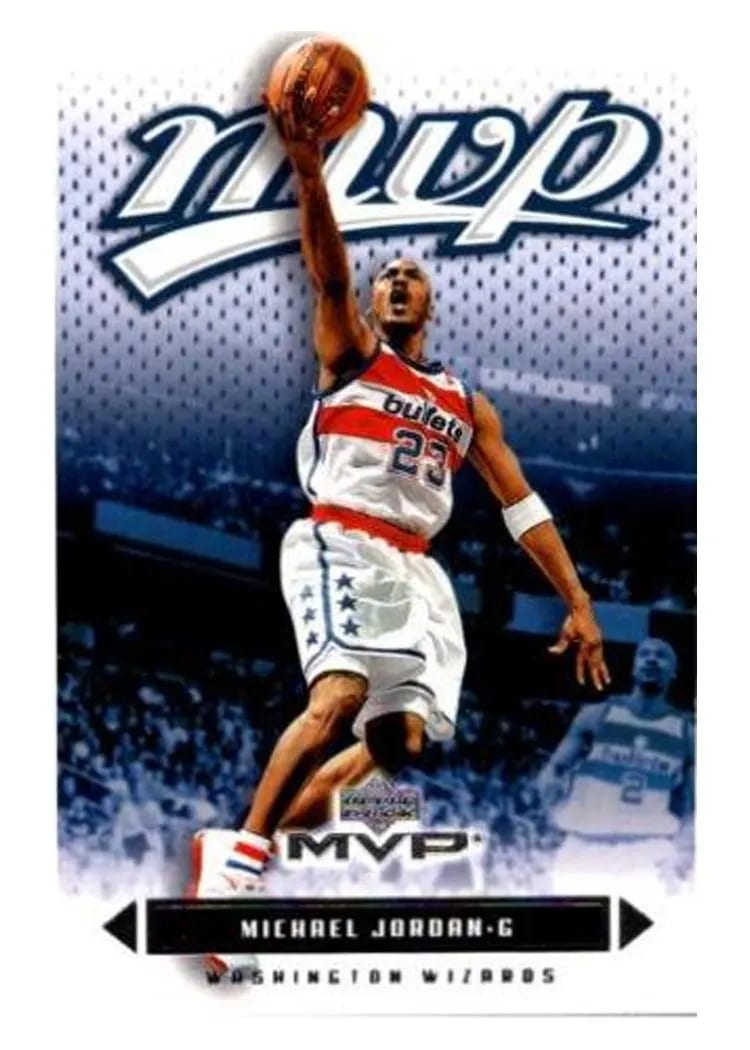 2003 Upper Deck MVP Michael Jordan #190 card