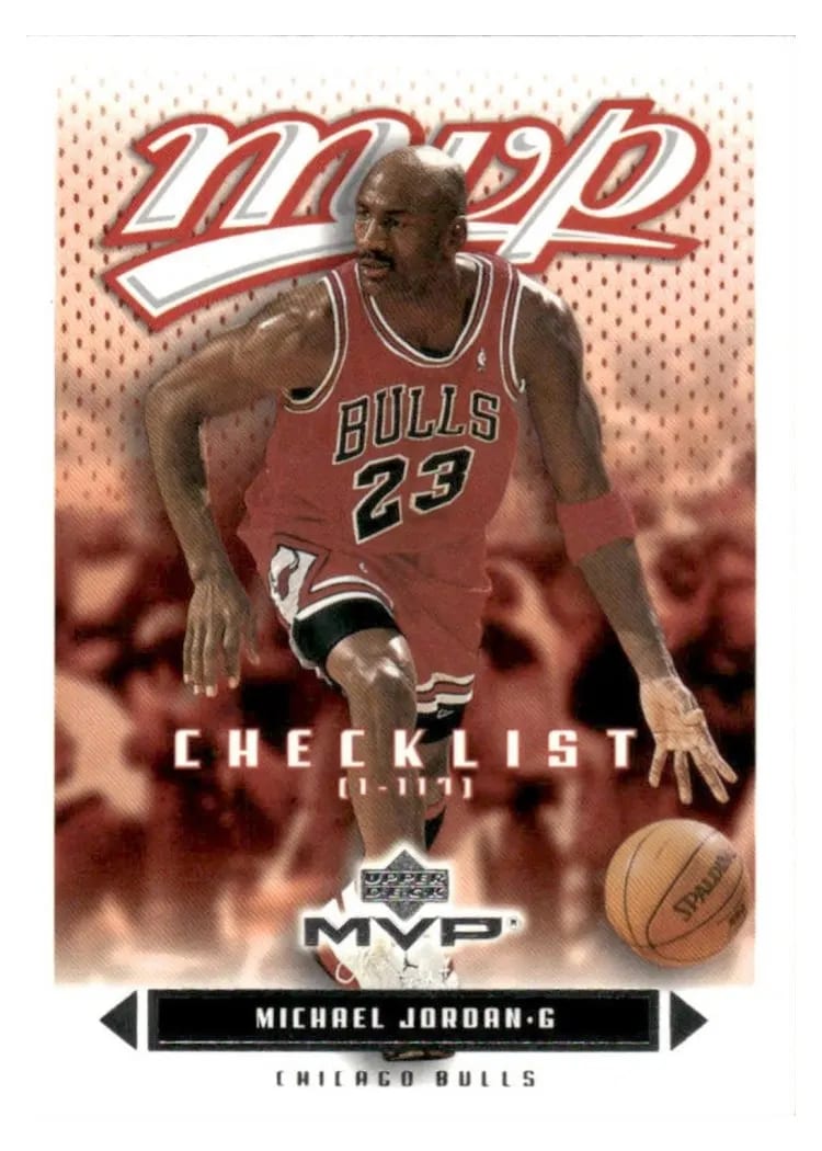 2003 Upper Deck MVP Michael Jordan #199 card