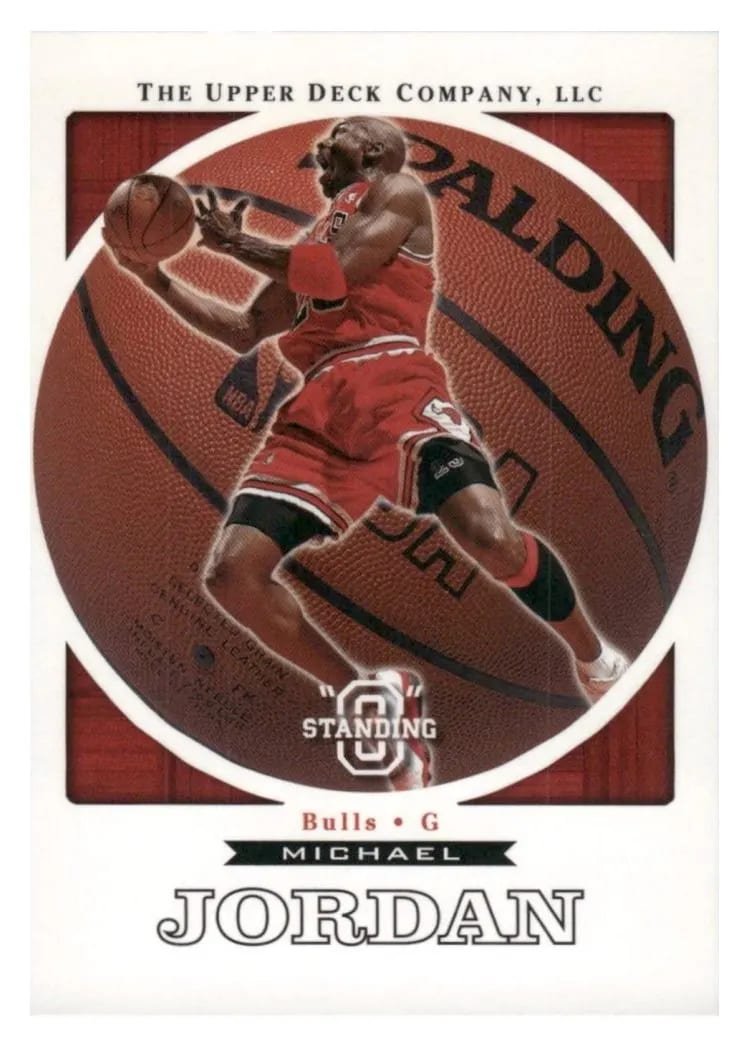2003 Upper Deck Standing O Michael Jordan #9 card