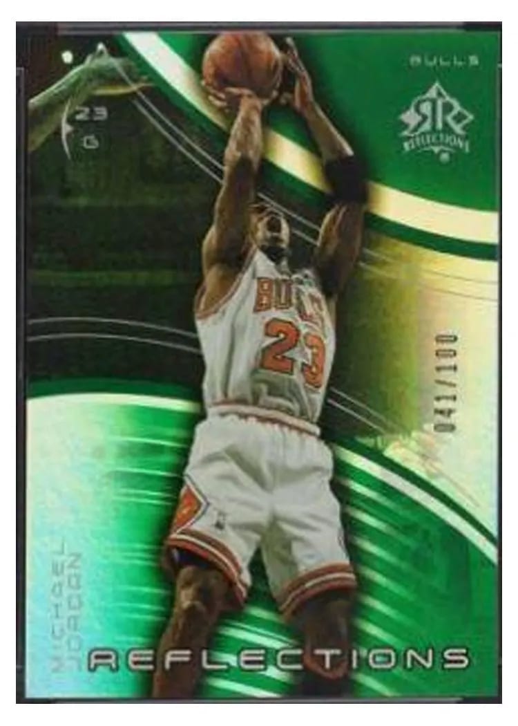 Michael Jordan, 2003 Upper Deck Triple Dimensions Reflections
