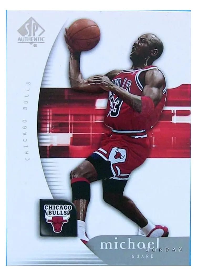 2005 SP Authentic Michael Jordan #12 card