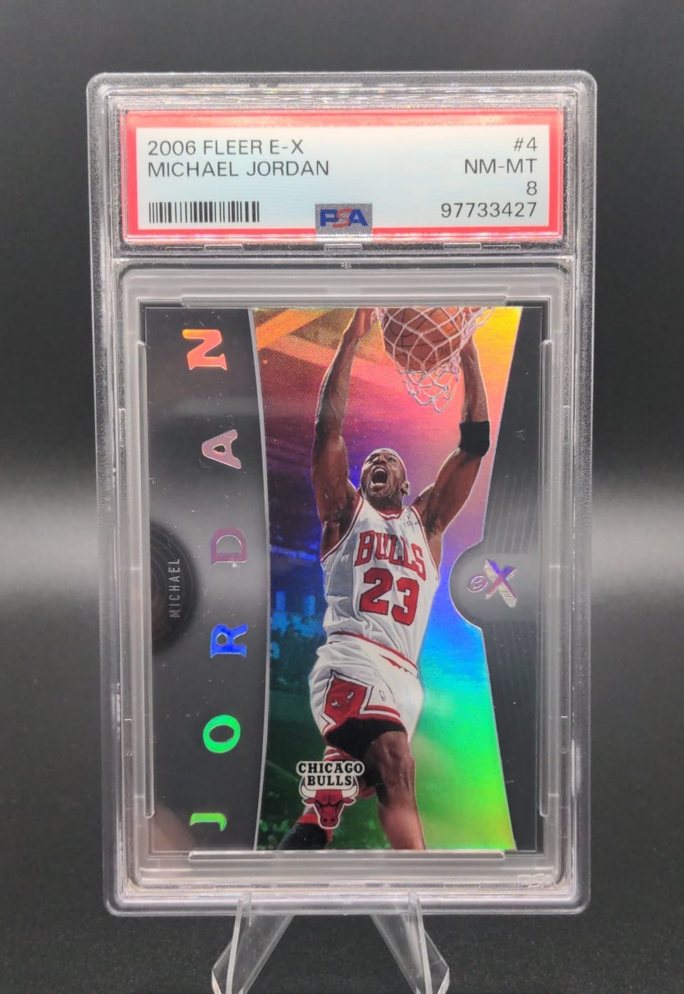 2006 Fleer E-X Michael Jordan #4 card