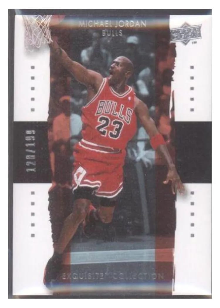 2009 UD Exquisite Collection Michael Jordan #23 card