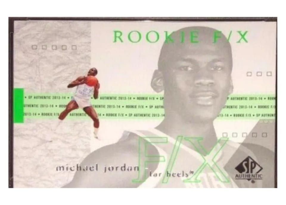 2013 SP Authentic Michael Jordan #72 card