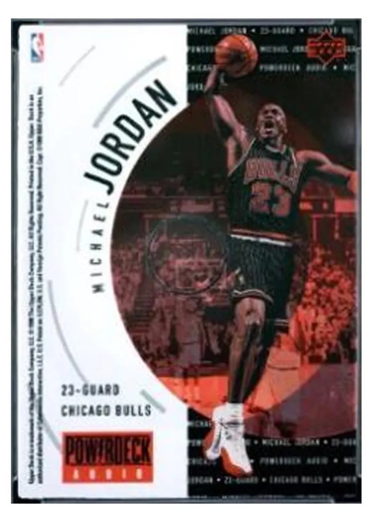 1998 Upper Deck Michael Jordan Introducing Power Deck Promo card