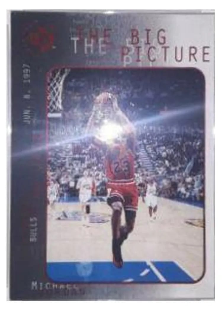 1997 UD3 Michael Jordan Sample card