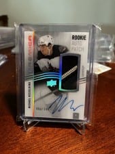 2023-24 Upper Deck Premier Acetate Rookie Autograph Patch Michael Kesselring #AR-KE card
