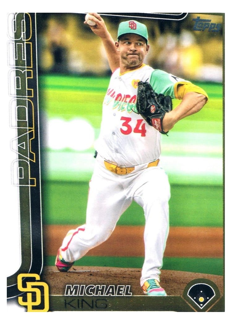 2025 Topps Base Set Michael King #195 card