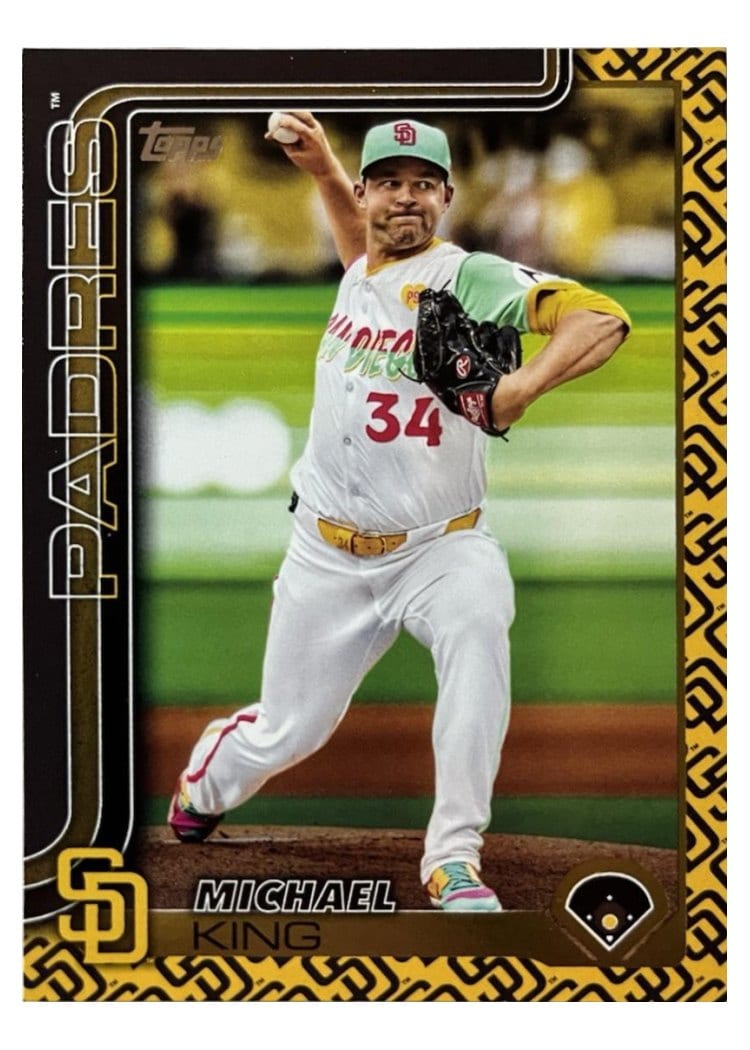 2025 Topps Base Set Michael King #195 card