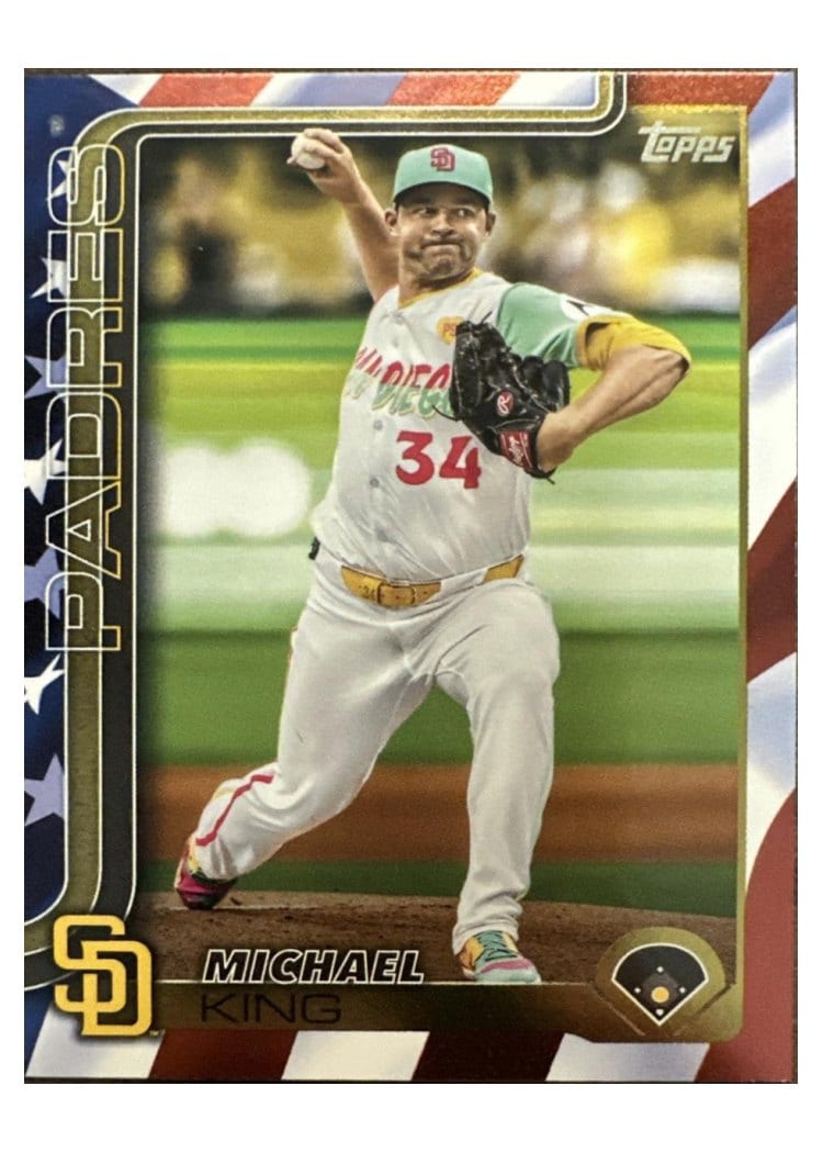2025 Topps Base Set Michael King #195 card