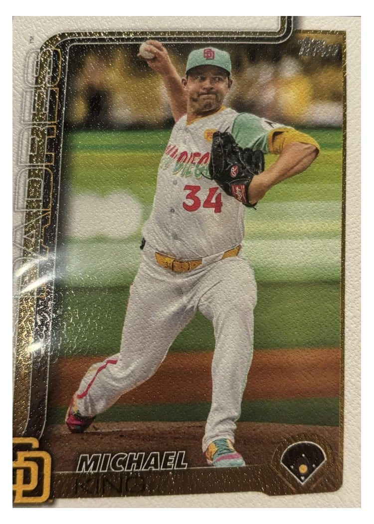 2025 Topps Base Set Michael King #195 card