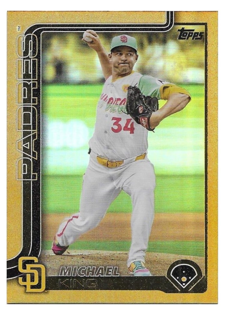 2025 Topps Base Set Michael King #195 card