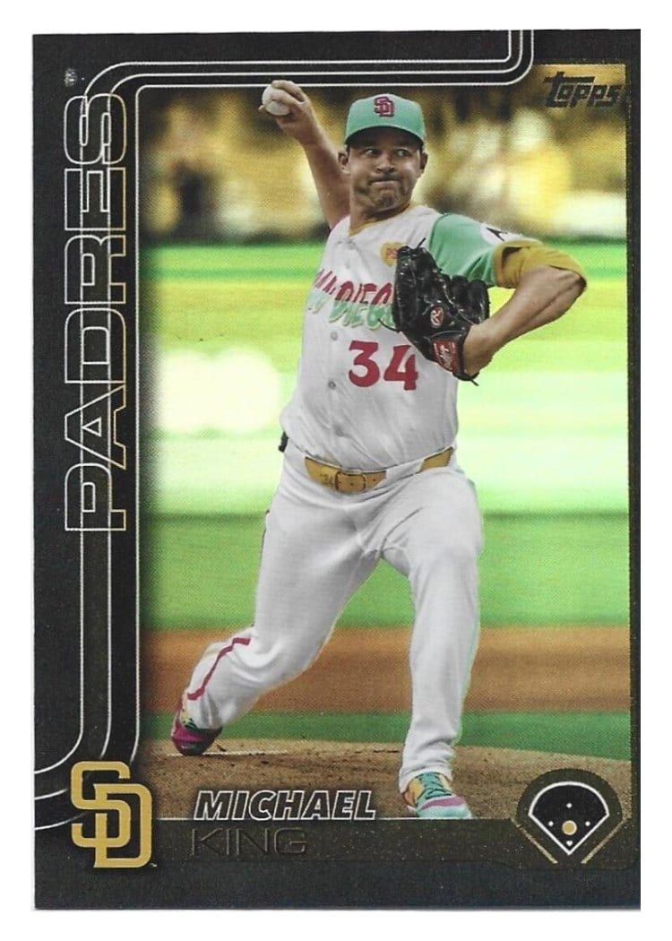 2025 Topps Base Set Michael King #195 card
