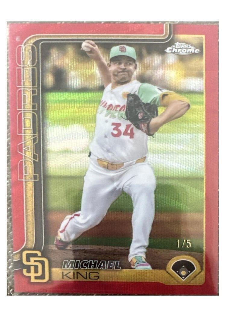 2025 Topps Base Set Michael King #195 card