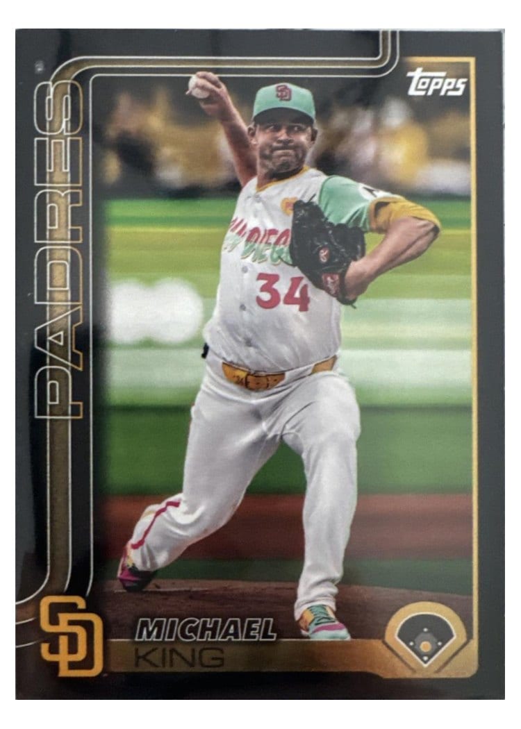2025 Topps Base Set Michael King #195 card