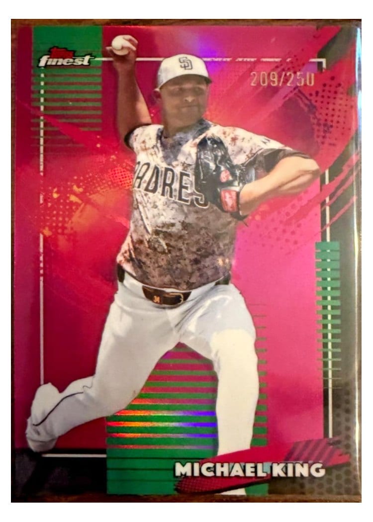 2026 Topps Finest Michael King #222 card
