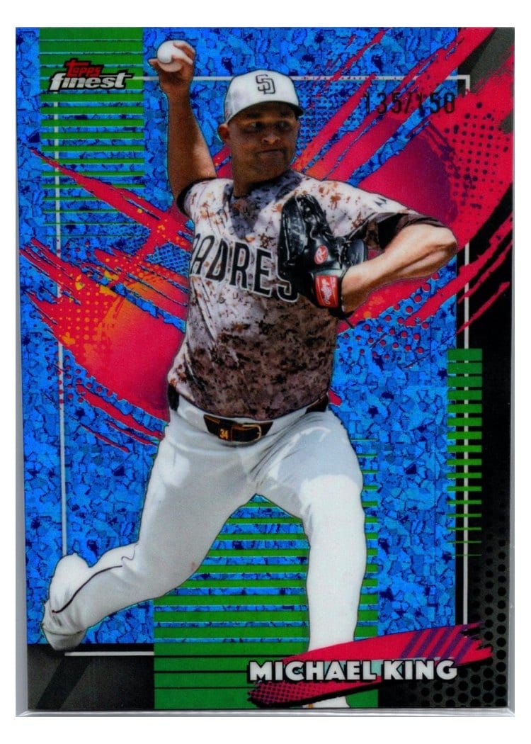 2026 Topps Finest Michael King #222 card