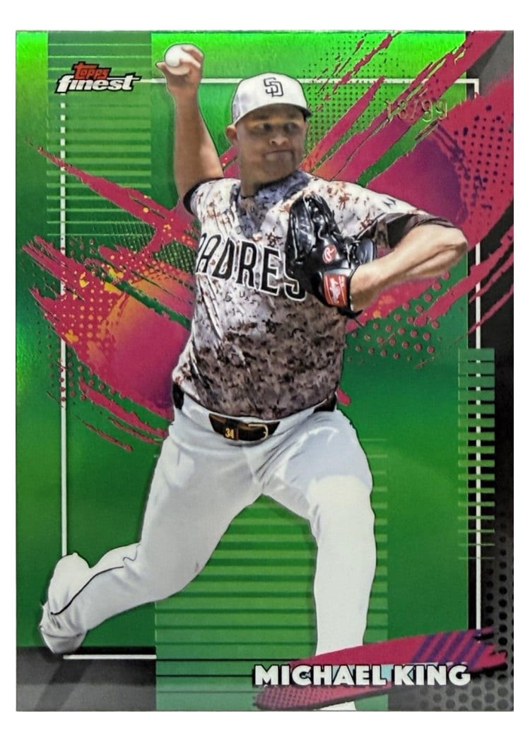 2026 Topps Finest Michael King #222 card
