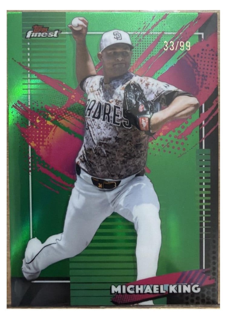 2026 Topps Finest Michael King #222 card
