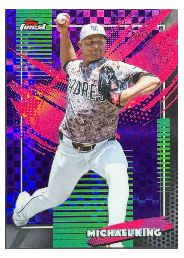 2026 Topps Finest Michael King #222 card