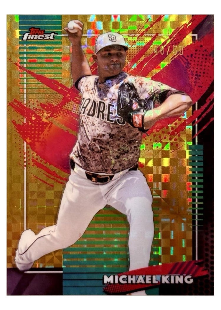 2026 Topps Finest Michael King #222 card