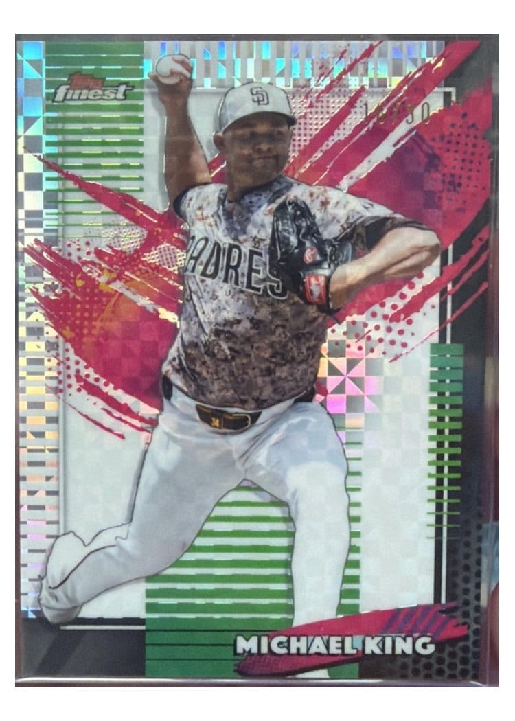 2026 Topps Finest Michael King #222 card