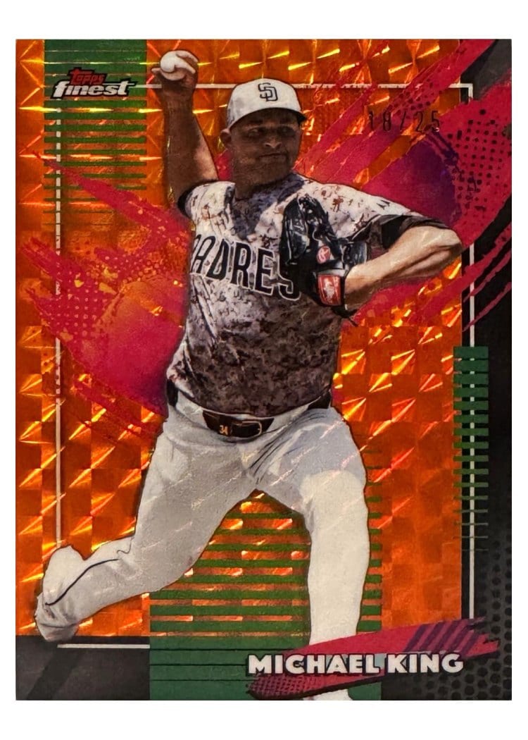2026 Topps Finest Michael King #222 card
