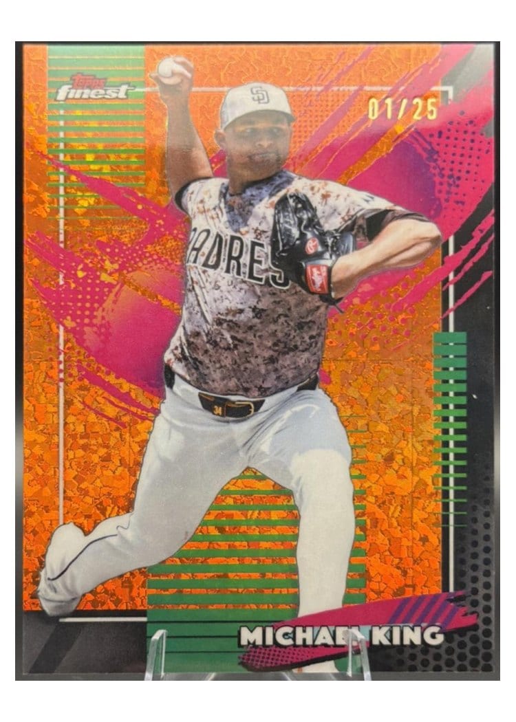 2026 Topps Finest Michael King #222 card