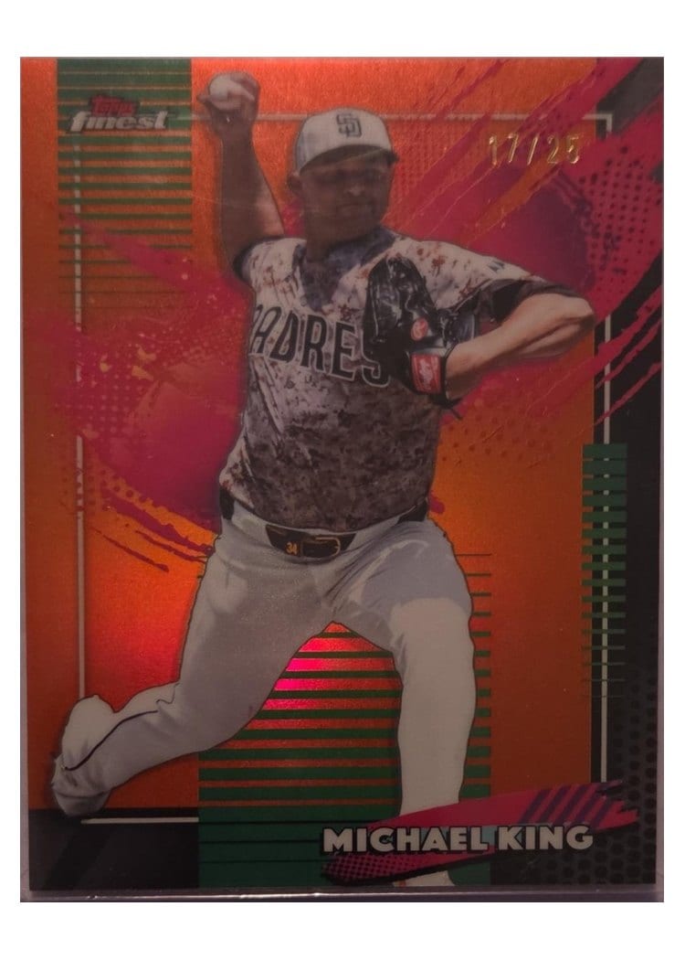 2026 Topps Finest Michael King #222 card